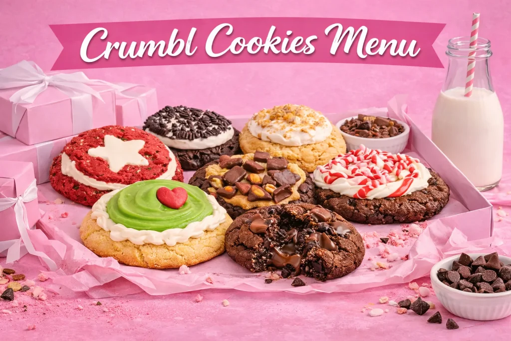 Crumbl Cookies Menu