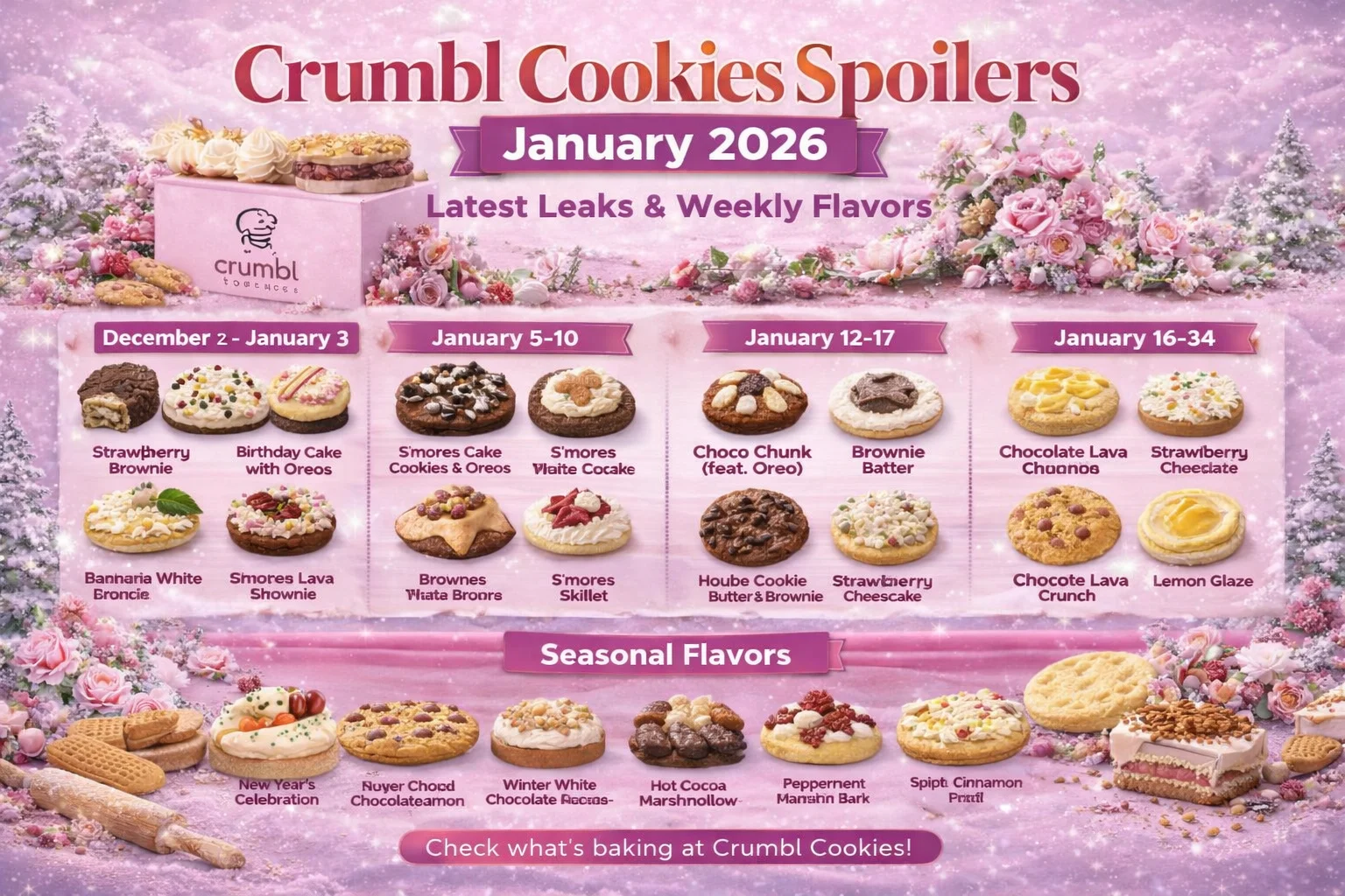 Crumble Cookie Spoilers January 2026